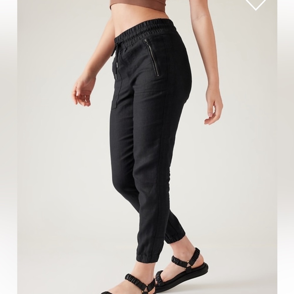 Athleta cabo linen jogger size 2 NWOT